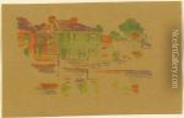 Color Woodblock Print Oil Painting - Arthur Wesley Dow