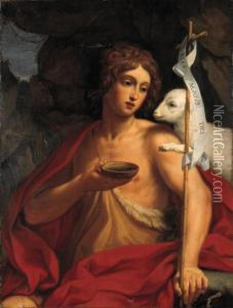 San Giovanni Battista Oil Painting - Elisabetta Sirani