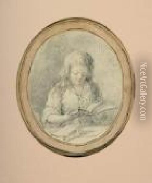Lesendes Madchen Oil Painting - Georg Maximilian Johann Von Dillis