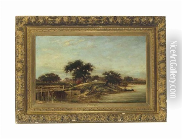 Bay St. Louis Plantation Scene Oil Painting - William Henry Buck