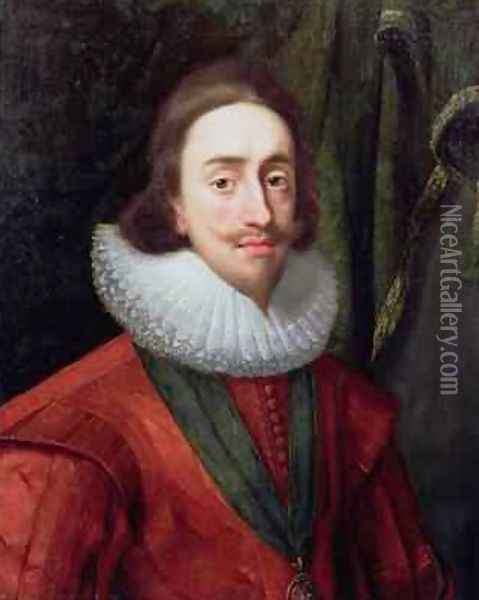 Portrait of Charles I 1600-49 1625 Oil Painting - Daniel Mytens