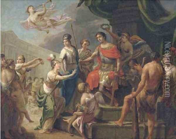 The Triumph of a Roman Emperor Oil Painting - Gerard de Lairesse