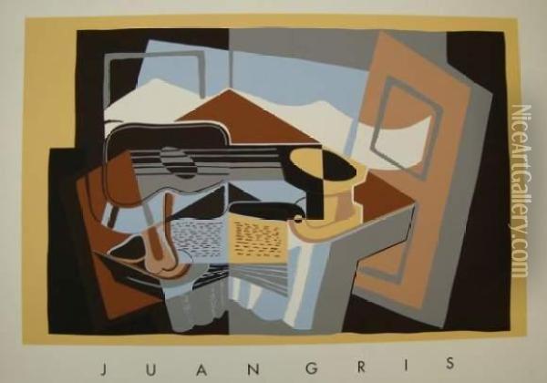 le Canigou Oil Painting - Juan Gris