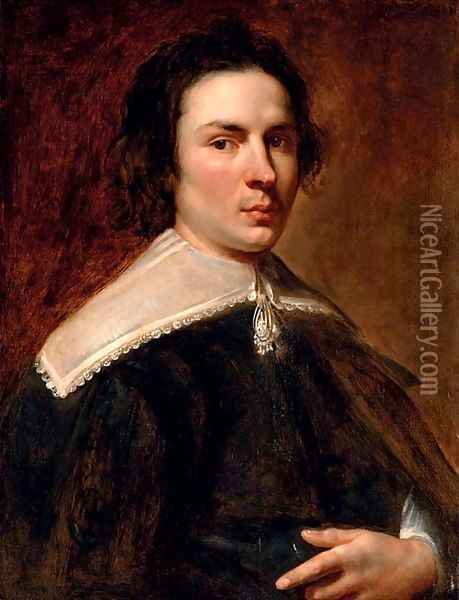 Portrait of a gentleman Oil Painting - Jan Cossiers