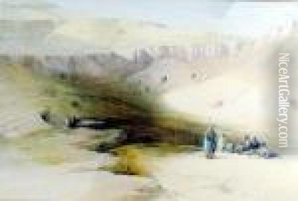 The Valley Of The Kings Oil Painting - David Roberts