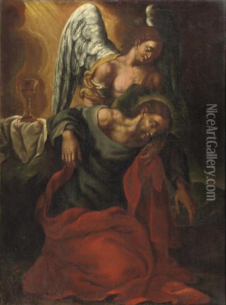 Christ The Man Of Sorrows Oil Painting - Jacob Lois