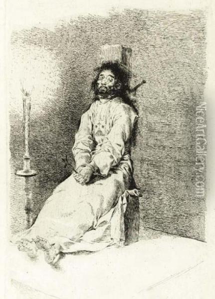 El Agarratado Oil Painting - Francisco De Goya y Lucientes