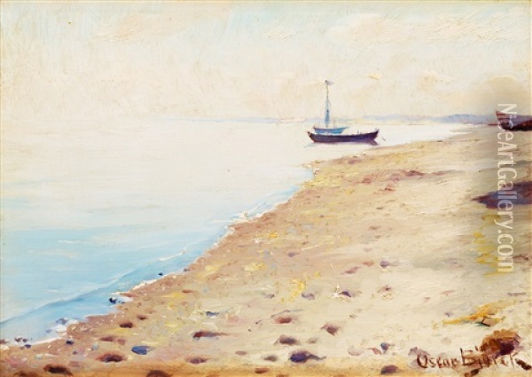 Sydstranden, Skagen Oil Painting - Gustaf-Oskar Bjoerk