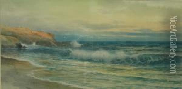 Coastal Scene Oil Painting - George Howell Gay