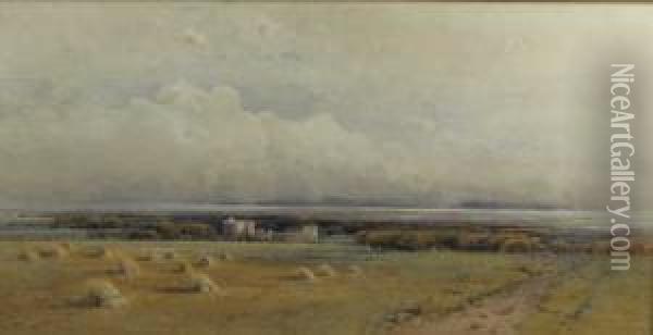 View Of Dumfries Oil Painting - Frederick Tucker