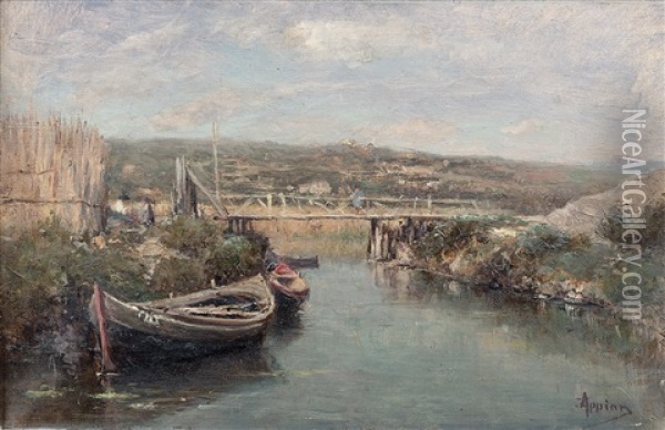 Martigues Oil Painting - Adolphe Appian