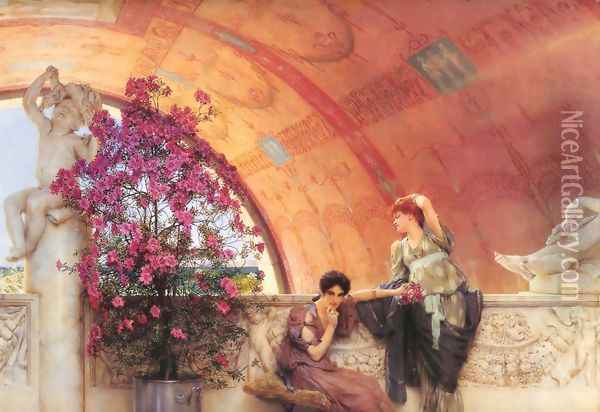 Unconscious Rivals, 1893 Oil Painting - Sir Lawrence Alma-Tadema