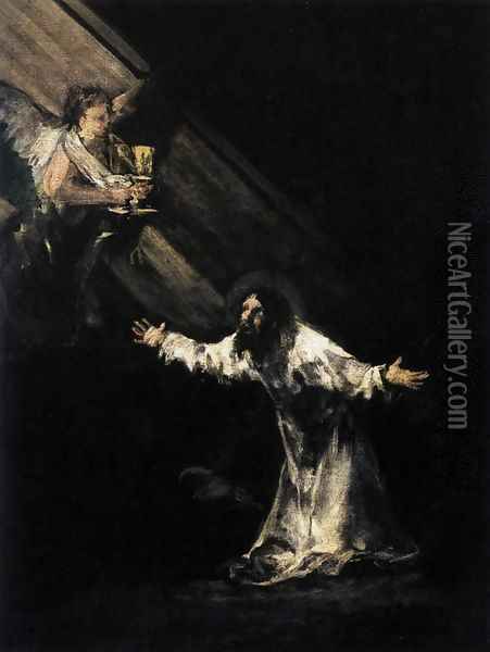 Christ on the Mount of Olives 2 Oil Painting - Francisco De Goya y Lucientes