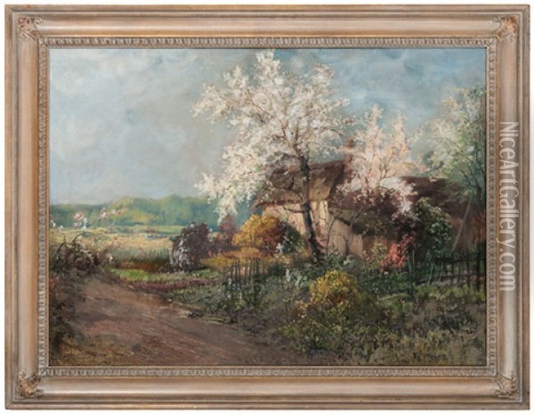Country Landscape Oil Painting - Karl Vikas