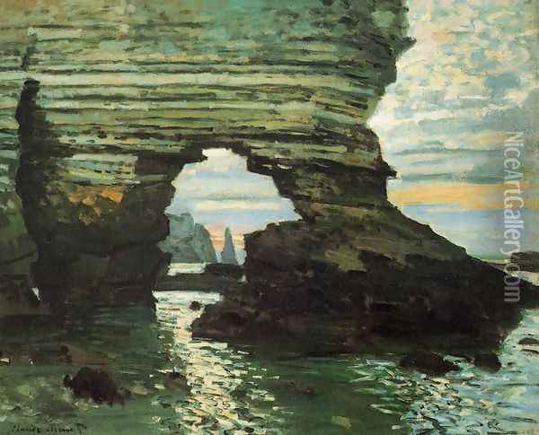 The Porte D Amont Etretat Oil Painting - Claude Oscar Monet