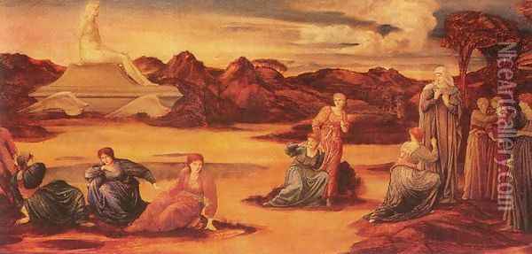 The Passing of Venus Oil Painting - Sir Edward Coley Burne-Jones