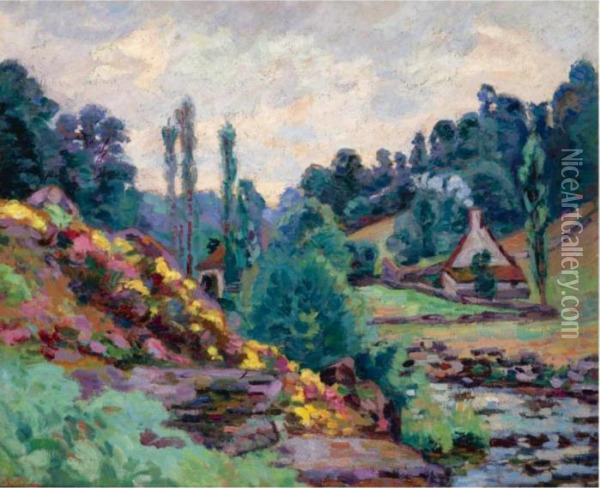 Le Moulin De Jonon Creuse Oil Painting - Armand Guillaumin