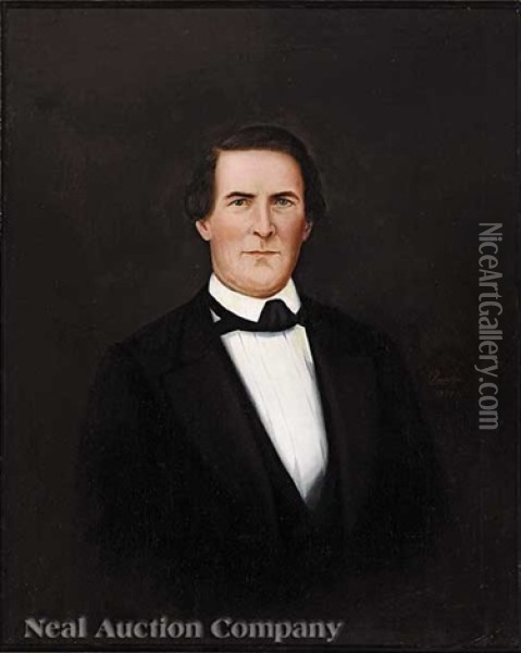 Portrait Of Benjamin Ferdinand Wilson Oil Painting - Harold Rudolph