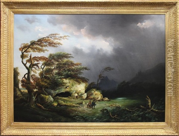 The Storm Oil Painting - Paul Robert
