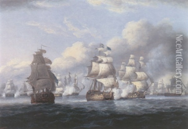 Cornwallis's Retreat, June 17, 1795 Oil Painting - Thomas Luny