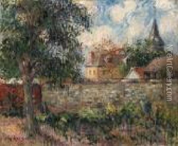 Paysage En Normandie Oil Painting - Gustave Loiseau