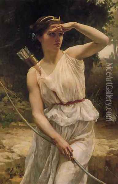 Diana Hunting Oil Painting - Guillaume Seignac