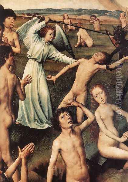 Last Judgment Triptych (detail-6) 1467-71 Oil Painting - Hans Memling