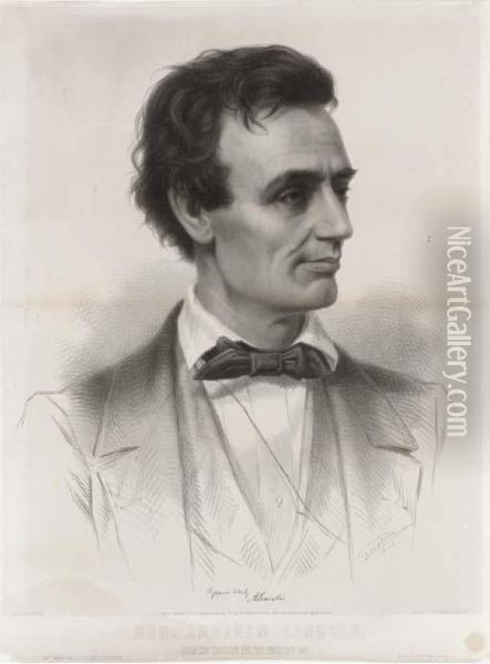 Abraham Lincoln Oil Painting - Thomas Hicks