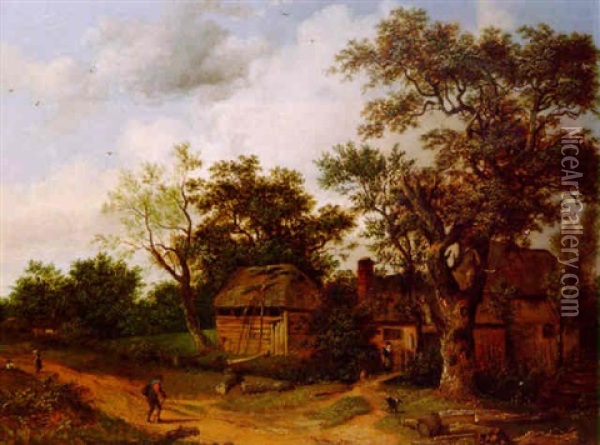 At Cadbrooke, Surry Oil Painting - Jane Nasmyth