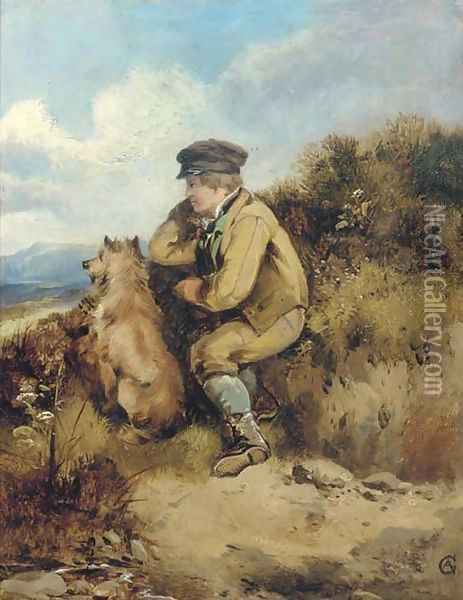 The warrener's boy Oil Painting - George Armfield