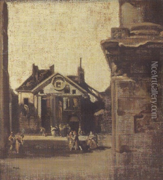 The Murder House Oil Painting - James Ferrier Pryde
