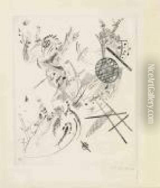Kleine Welten Xii Oil Painting - Wassily Kandinsky