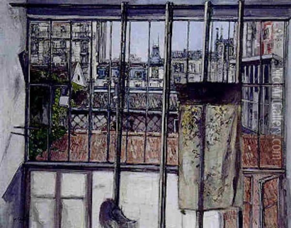 Les Toits De Paris Oil Painting - Francis Gruber