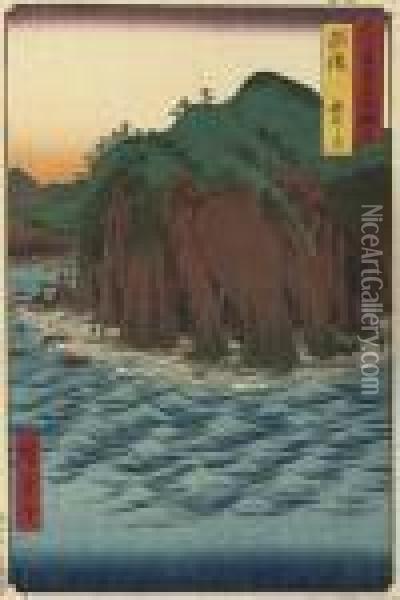 Seven Designs From The Series Oil Painting - Utagawa or Ando Hiroshige