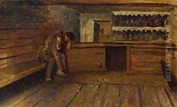 Tavern 1891 Oil Painting - Andrei Petrovich Ryabushkin