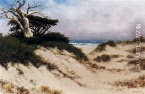 Monterey Sand Dunes Oil Painting - Charles Dorman Robinson
