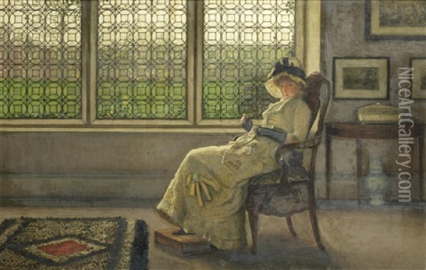 Mistress Dorothy Oil Painting - John Atkinson Grimshaw