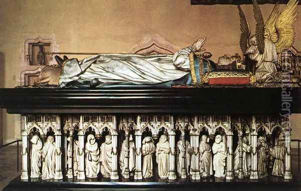 Tomb of Philip the Bold, Duke of Burgundy Oil Painting - Claus Sluter