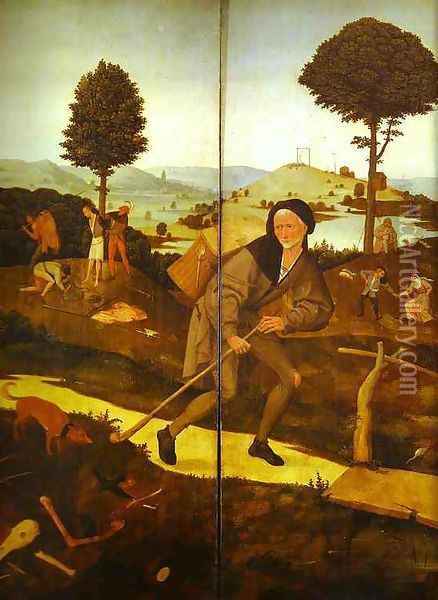 The Wayfarer 2 Oil Painting - Hieronymous Bosch