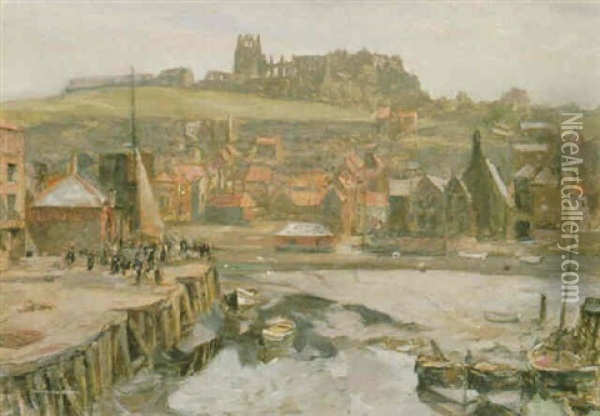 Whitby Oil Painting - Alexander Roche