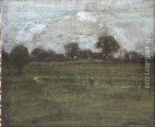 Hampstead Heath Oil Painting - Henry Muhrman