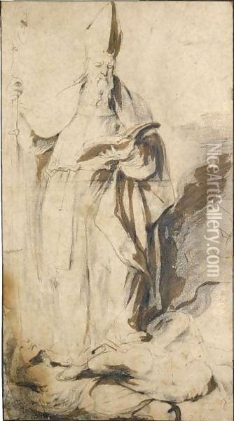 Saint Lambert Oil Painting - Peter Paul Rubens