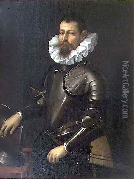 Portrait of Cesare d'Este Oil Painting - Cesare Aretusi