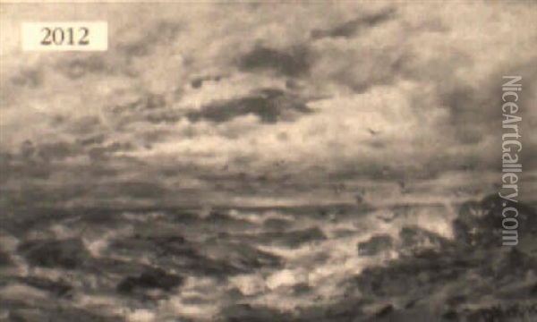 Seascape Oil Painting - Robert B. Hopkin