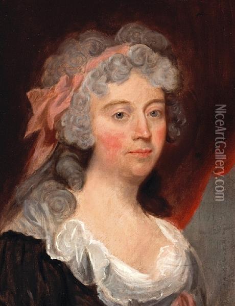A Portrait Of Betsy Hartigan Oil Painting - Gilbert Stuart