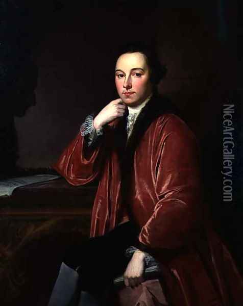 Portrait of Rev. William Strickland Oil Painting - George Romney