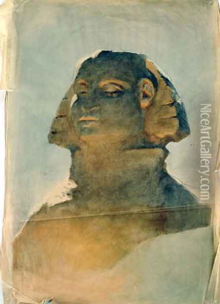 Sphinx at Giza 2 Oil Painting - Carl Haag