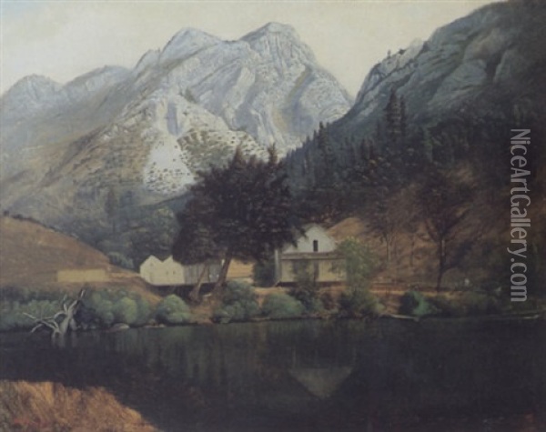 Mount Saint Helena Oil Painting - Samuel Marsden Brookes
