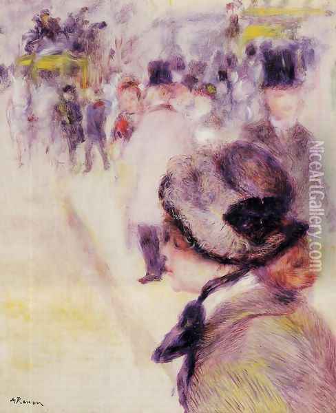 Place Clichy Oil Painting - Pierre Auguste Renoir