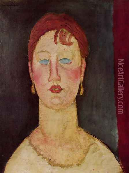 The Singer from Nice Oil Painting - Amedeo Modigliani